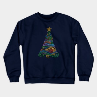 Psychedelic Christmas Tree Crewneck Sweatshirt